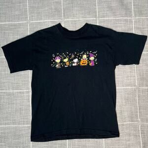 Vintage Peanuts Youth Large Halloween Graphic T Shirt Snoopy  100% Cotton